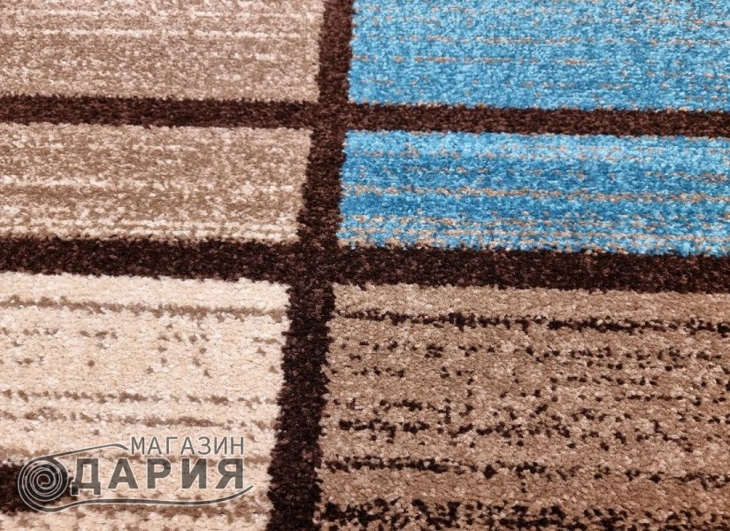 Тъкан килим MAGNOLIA 704 d.beige/blue